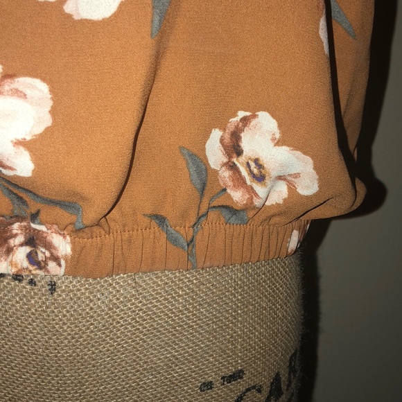 Floral print crop top/tank - Picture 4 of 6